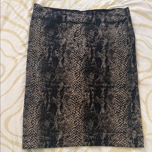 Elegant Snake Print Skirt
Stretch skirt
23 inches from top to bottom - Picture 1 of 3